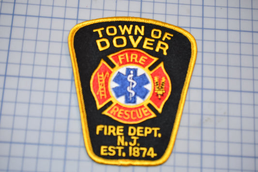 Town Of Dover New Jersey Fire Department Patch (B29-363)