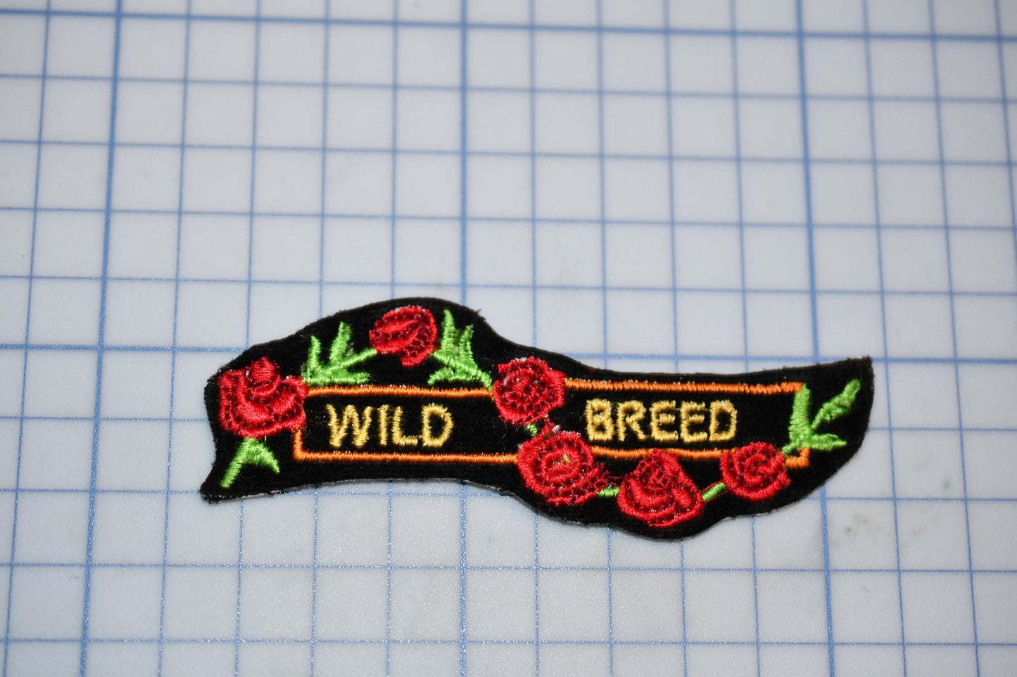 A &quot;Wild Breed&quot; Sew On Biker Patch (B30-366)