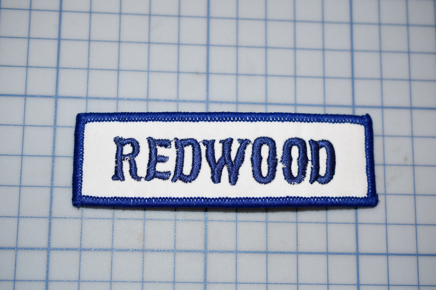 A &quot;Redwood&quot; Sew On Biker Patch (B30-365)