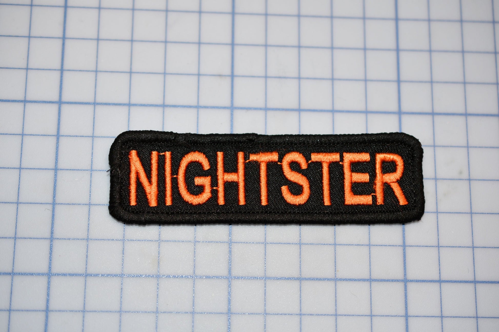 A &quot;Nighster&quot; Sew On Biker Patch (B30-366)