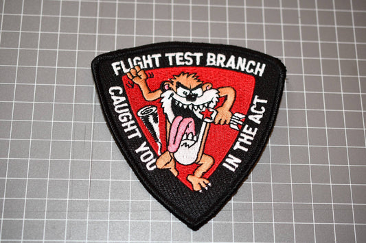 USAF 452nd Flight Test Branch &quot;Caught You In The Act&quot; Patch (B10-135)