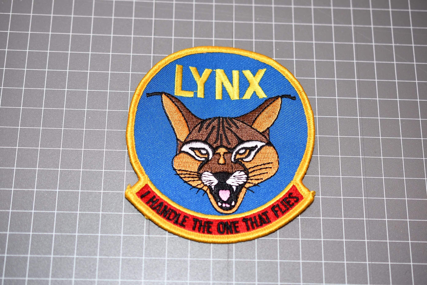 USN LYNX Missile &#39;I handle the one that flies&quot; Patch (B3)