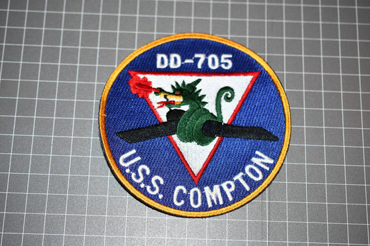 Usn U.s.s. Compton Dd-705 Patch (B10A-114)