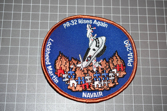 USN Lockheed Martin PMA-290 &quot;PR-32 Rises Again&quot; Navair Patch (B10-094)