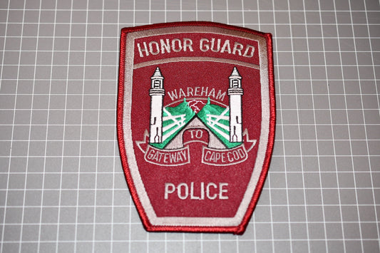 Wareham Massachusetts Police Honor Guard Patch (B1)