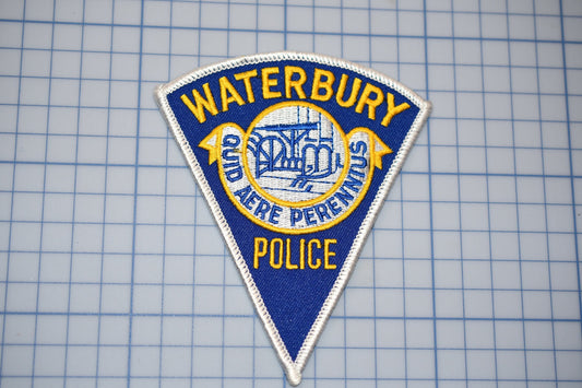 Waterbury Connecticut Police Patch (S2)