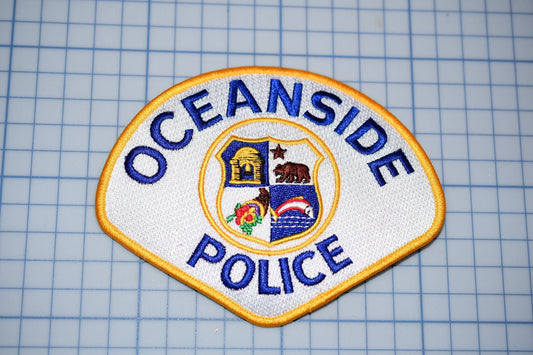 Oceanside California Police Patch (B25-237)