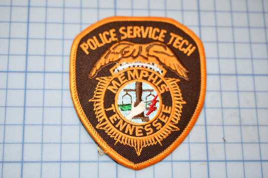 Memphis Tennessee Police Service Tech Patch (S4-301)