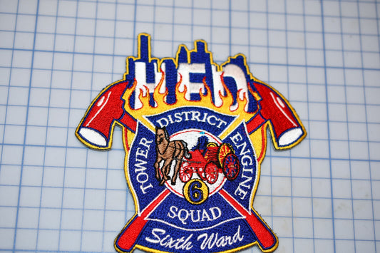 a patch with a fire department logo on it