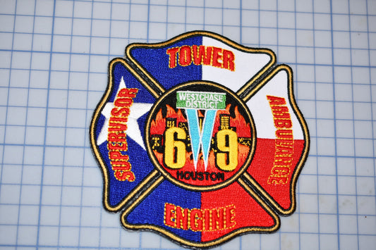 a patch with a fire department logo on it