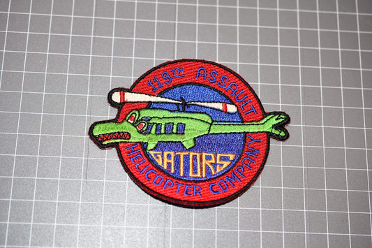 United States Army 119th Assault Helicopter Company &quot;Gattors&quot; Patch (B3)