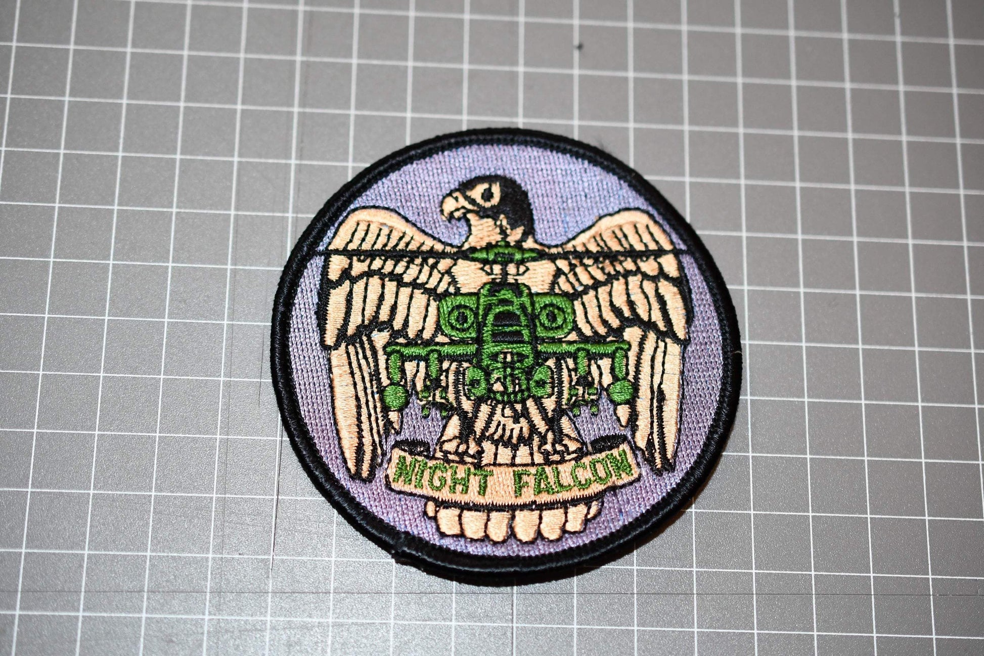 US Army Boeing Apache AH-64 &quot;Night Falcon&quot; Patch (B10-006)