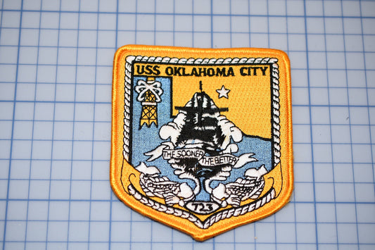 USN USS Oklahoma City Patch (B23-175)