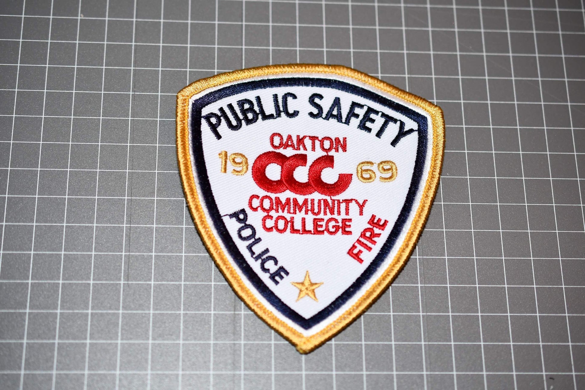 Oakland CC Illinois Police Patch (B3)