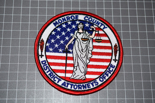 Monroe County New York District Attorneys Office Patch (B1)