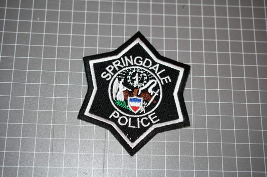 Springdale Arkansas Police Patch (B4)