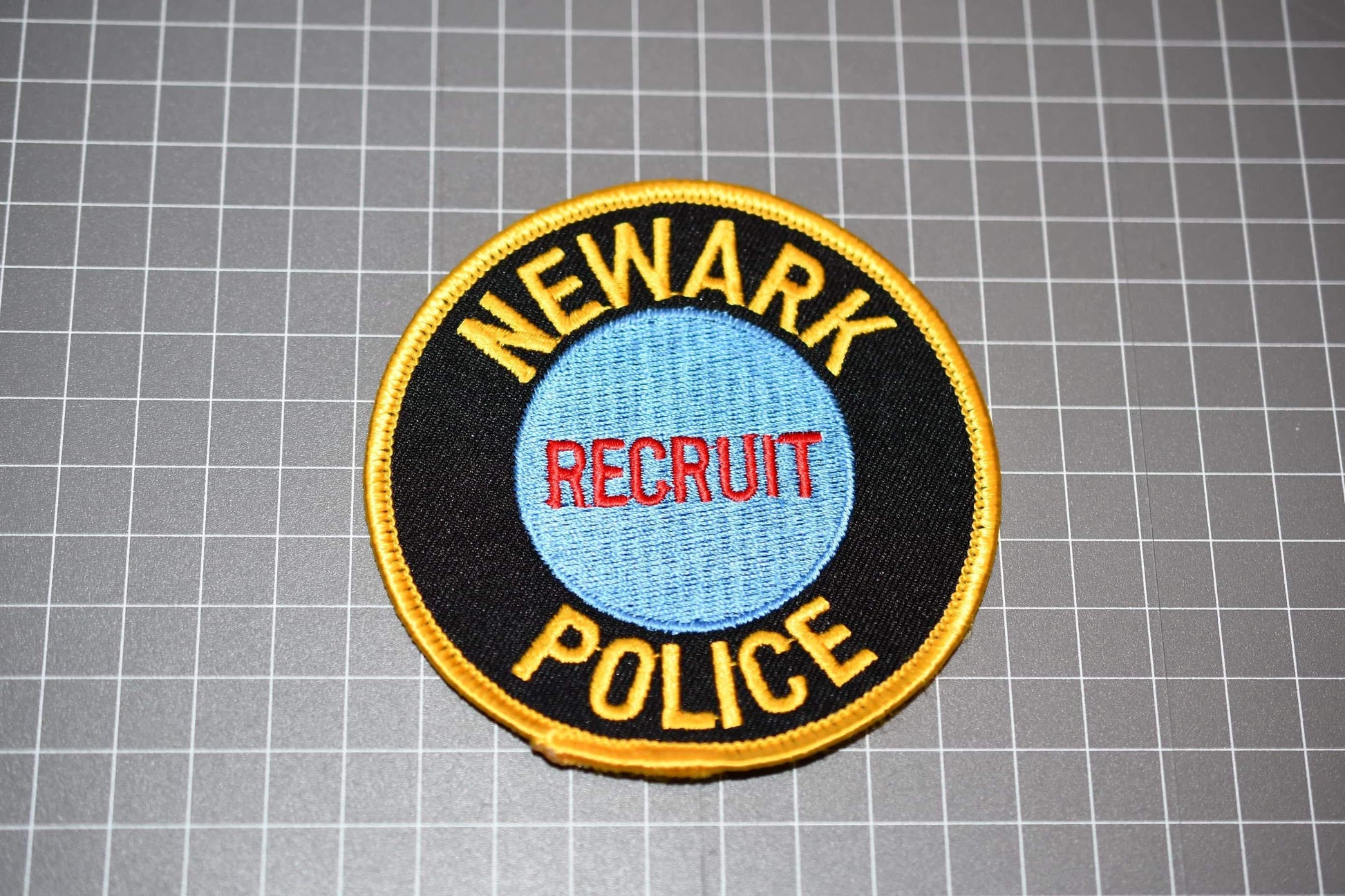 Newark New Jersey Recruit Police Patch (B6)