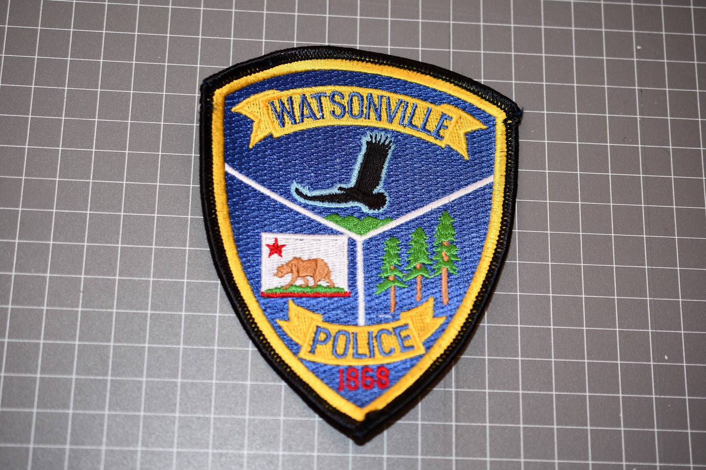 Watsonville California Police Patch (B20)