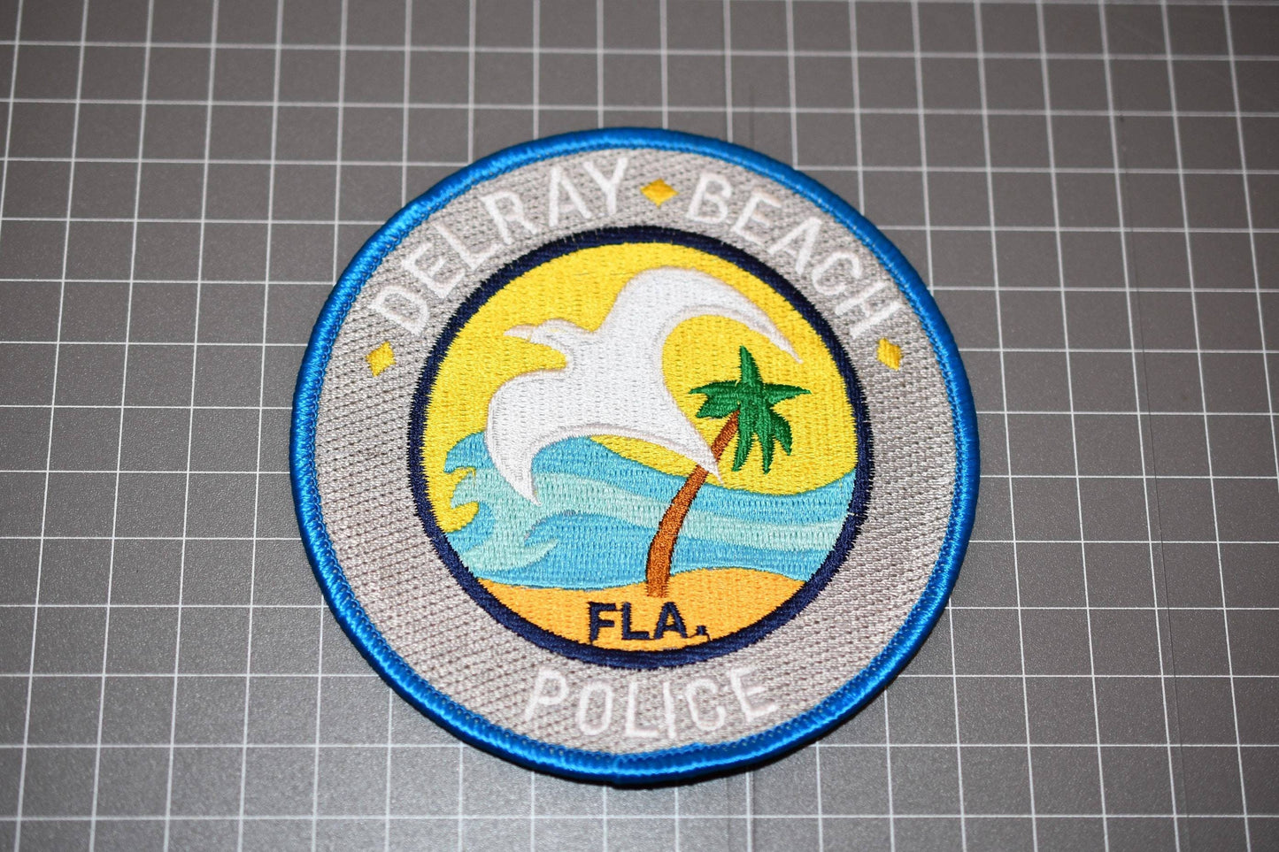 Delray Beach Florida Police Patch (B21-141)