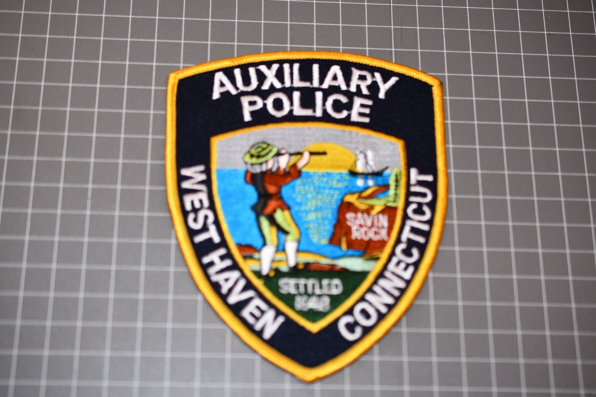 West Haven Connecticut Auxiliary Police Patch (B23-161)