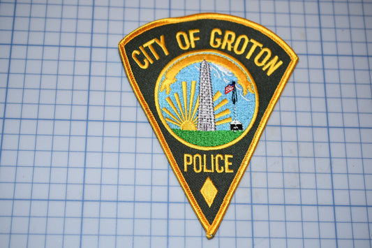 City Of Groton Connecticut Police Patch (S3-267)