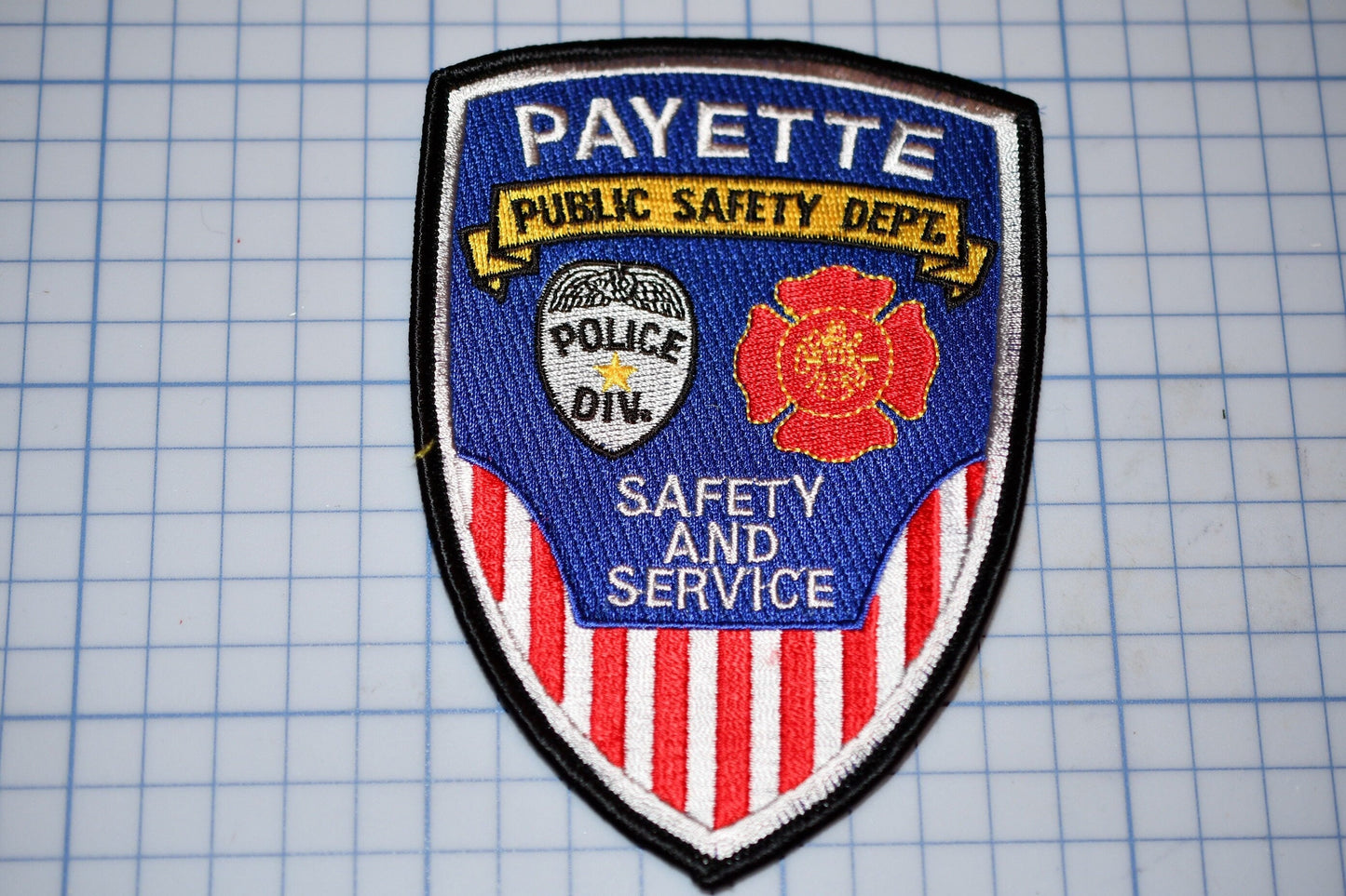 Payette Idaho Public Safety Department Patch (S3-266)