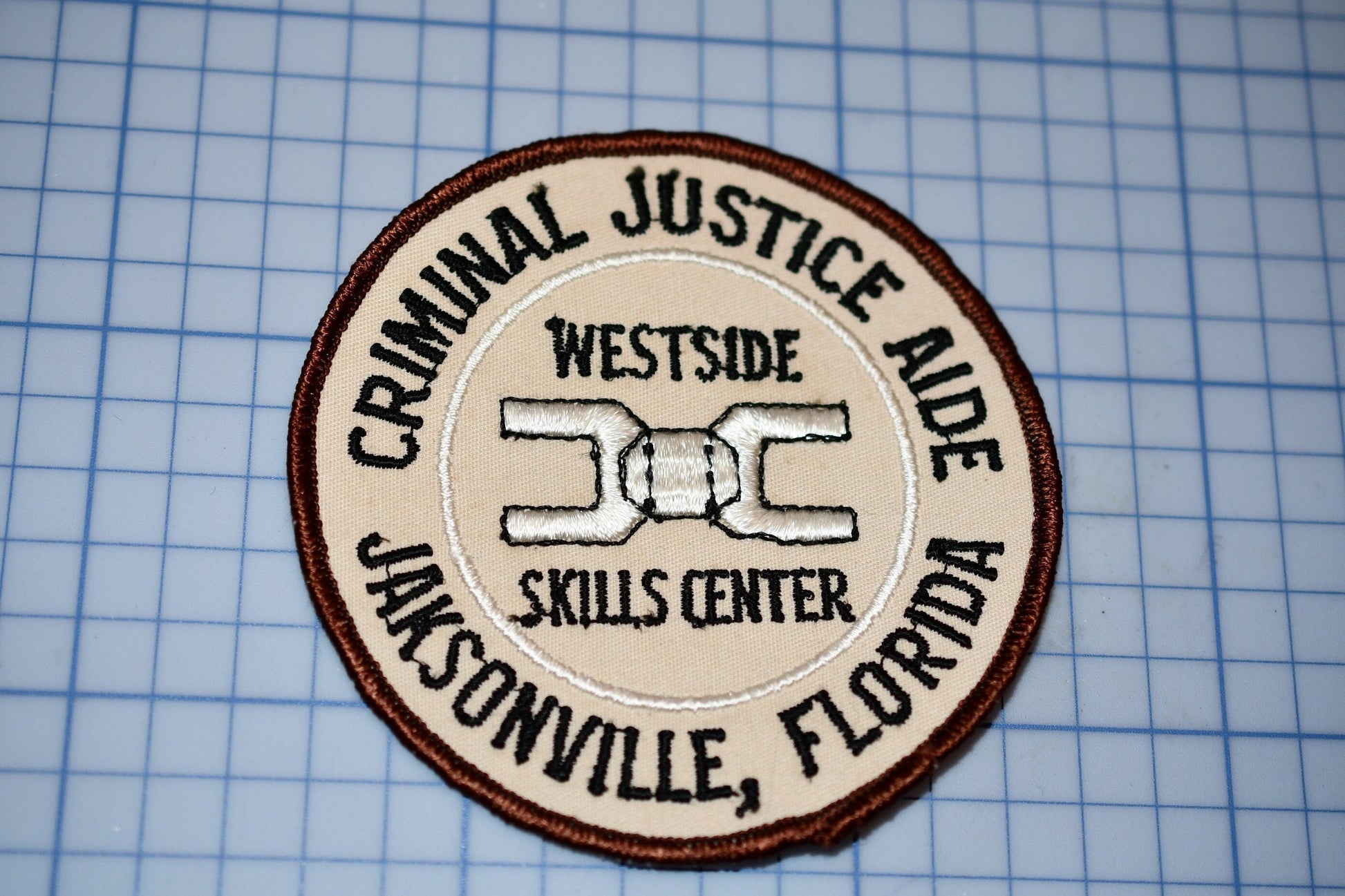 Criminal Justice Aide Jacksonville Florida Patch (S4-281)