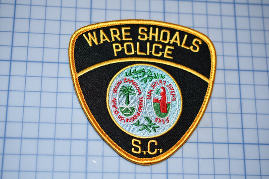 Ware Shoals South Carolina Police Patch (S4-285)