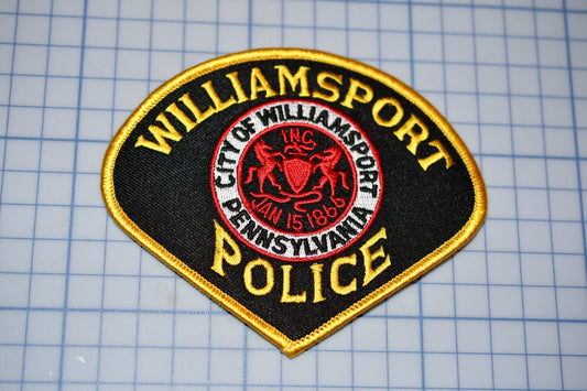 Williamsport Pennsylvania Police Patch (S4-289)