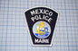 Mexico Maine Police Patch (S4-285)