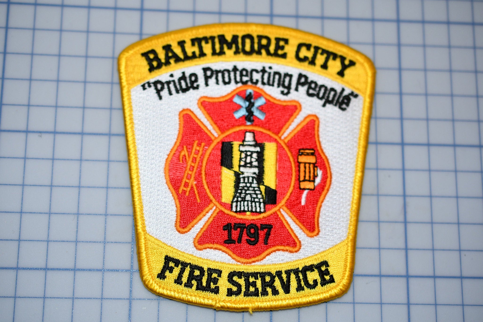 Baltimore City Maryland Fire Service Patch (B27-308)