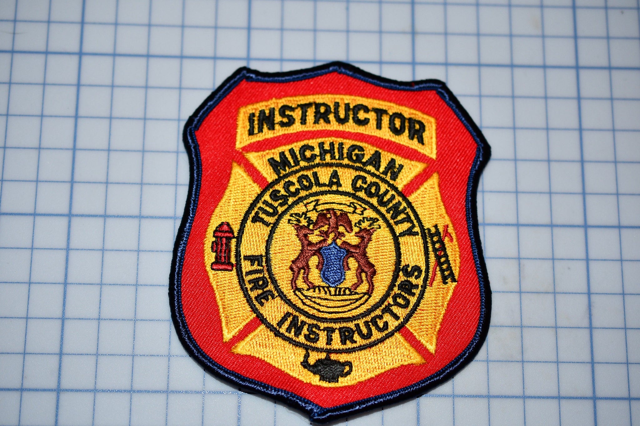 Tuscola County Michigan Fire Instructor Patch (B28-316)